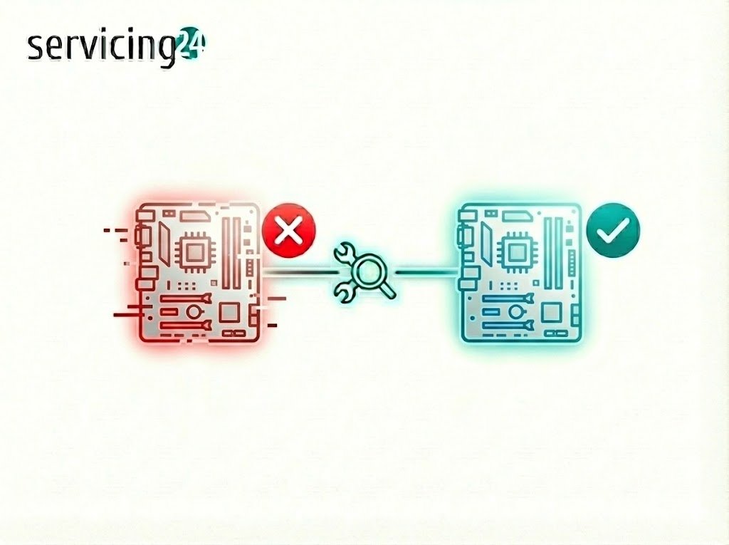 Motherboard Failure – System Board Recovery Service